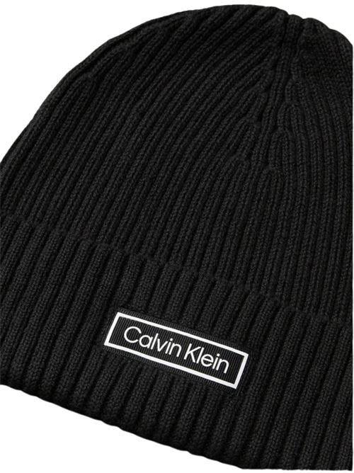Cappellino in misto cashmere nero Calvin Klein | LV04D8053GUB1